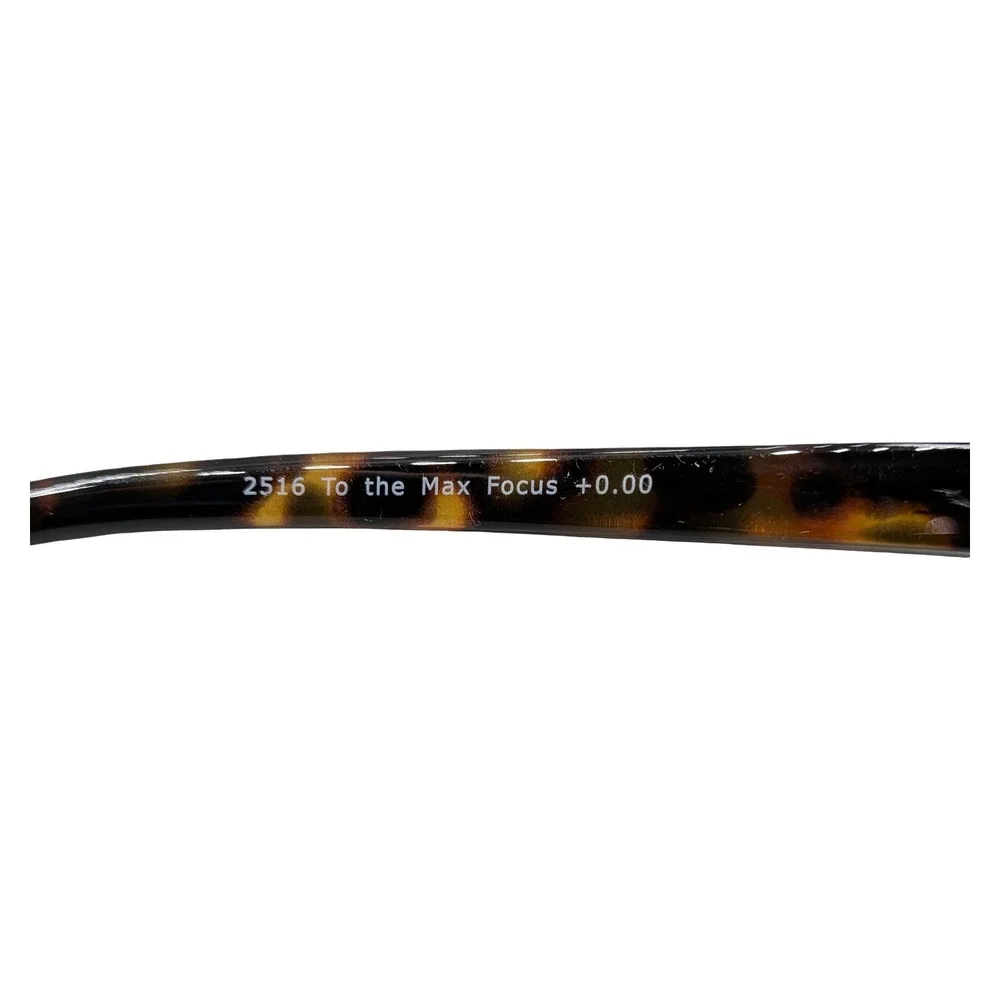 Peepers To‎ the Max Focus Blue Light Filtering Glasses Tortoise 2516 +0.00 NEW